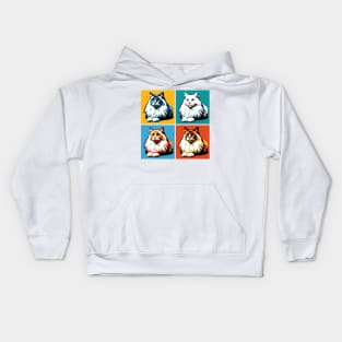 Turkish Van Pop Art - Cat Lovers Kids Hoodie